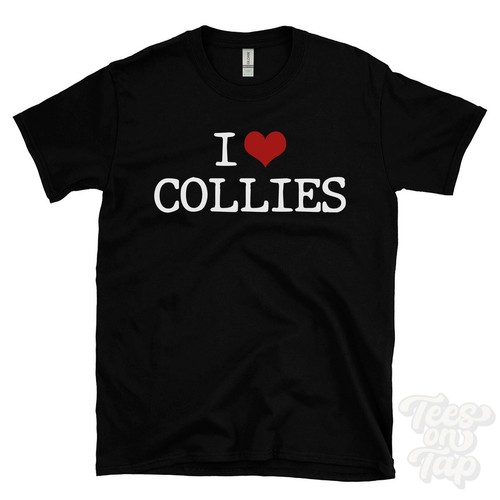 Love collies shirt heart - love,