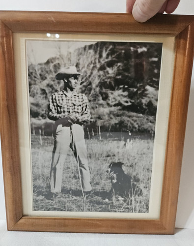 Vintage framed 8x10 black - black, n