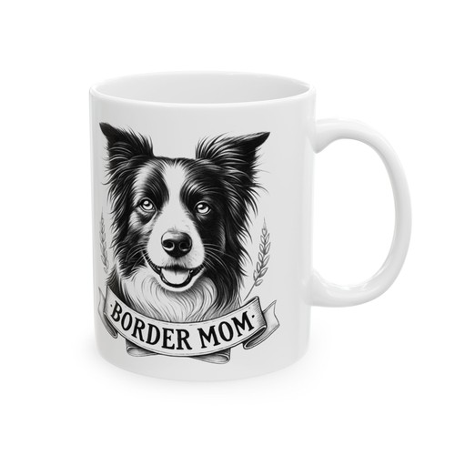 Border collie coffee - border, mug