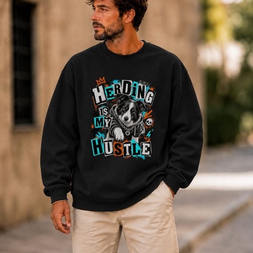 Border collie herding - border,