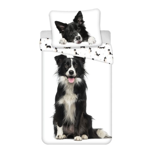 Border collie single duvet - single,