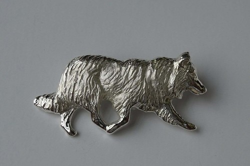 Large sterling silver - silver, border