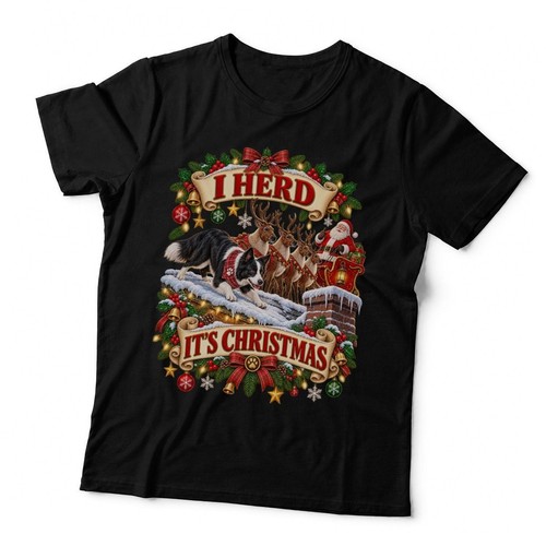 Kids border collie - border, christmas